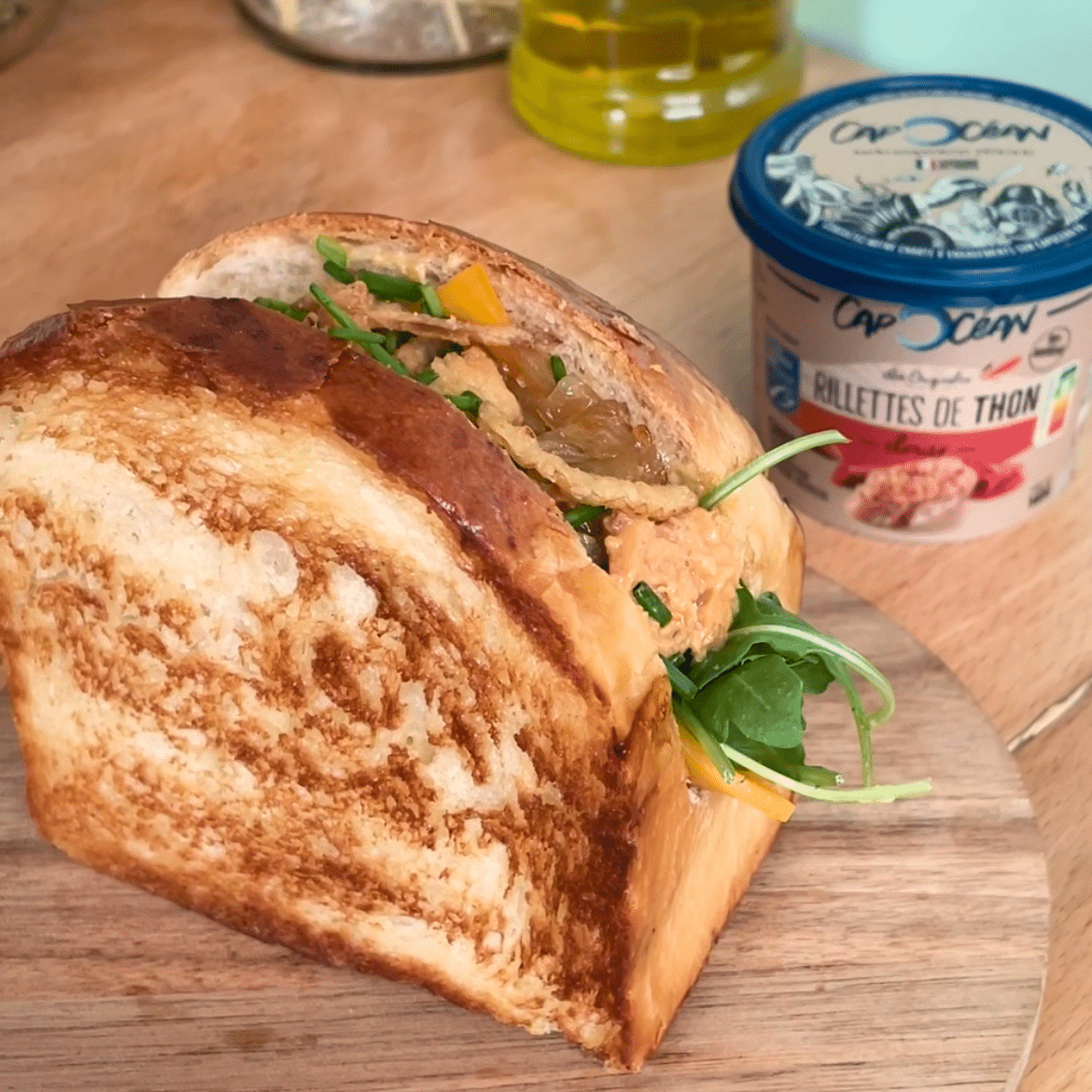 Sandwich Roll Aux Rillettes De Thon Msc Chorizo Cap Oc An